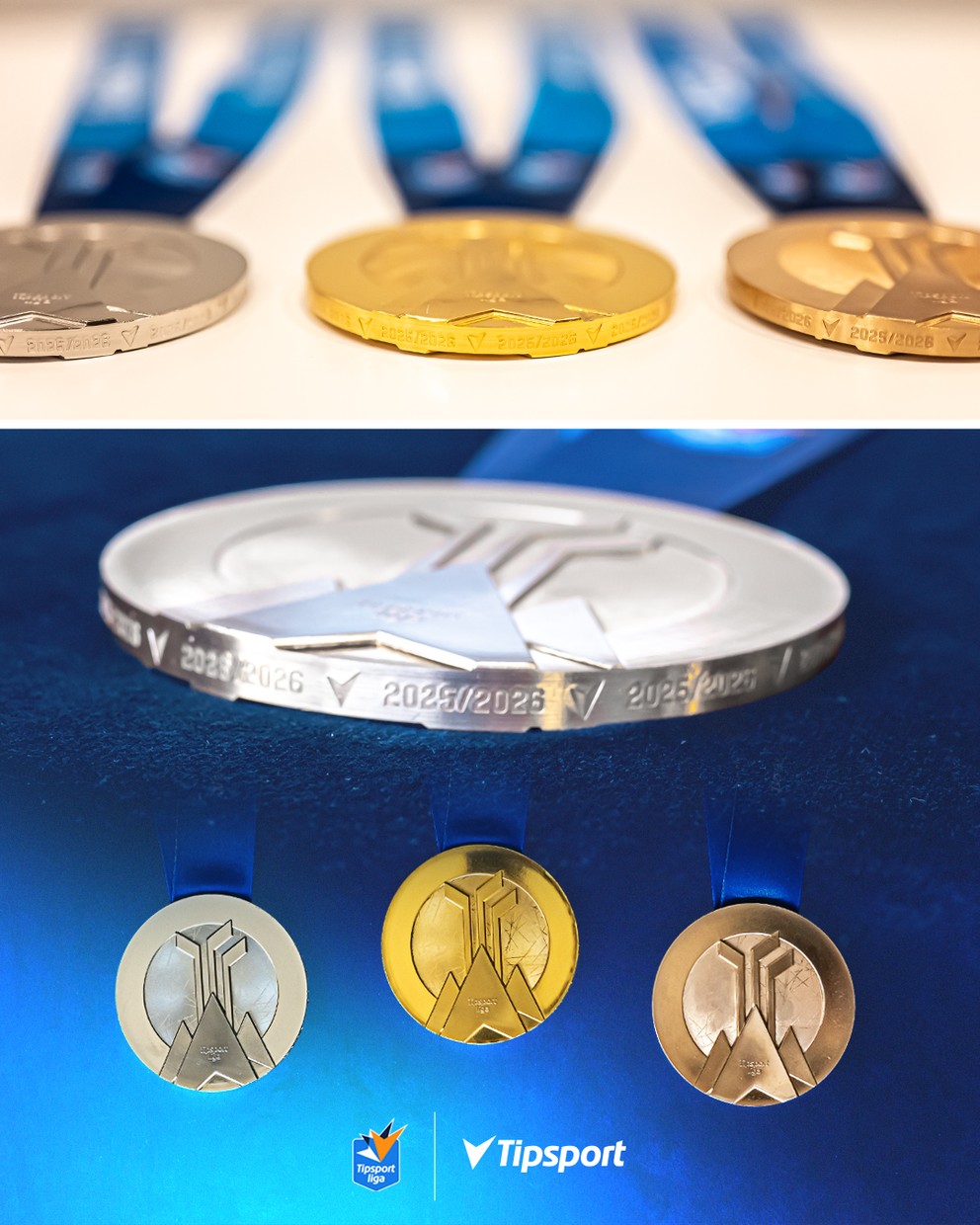 Medaily pre najlepšie tímy Tipsport ligy. 