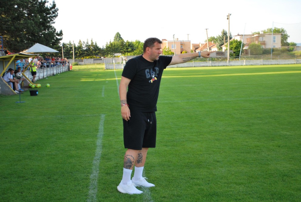 Hlavný tréner FC ViOn Zlaté Moravce-Vráble B Tomáš Ďubek.