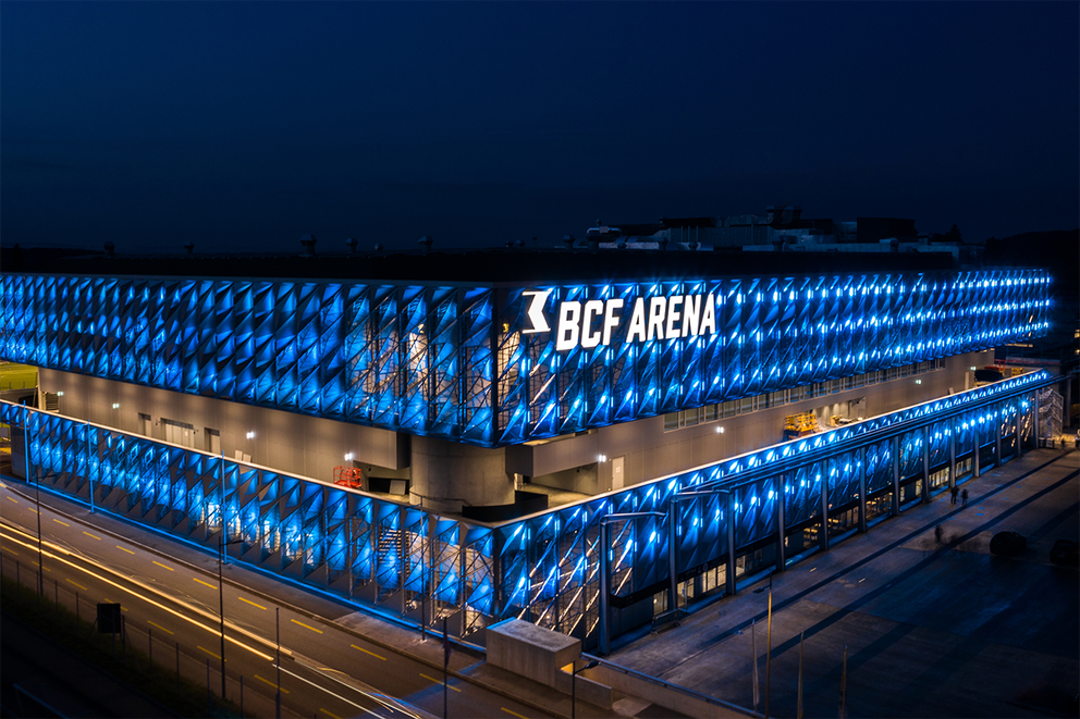 BCF Arena vo Fribourgu. 