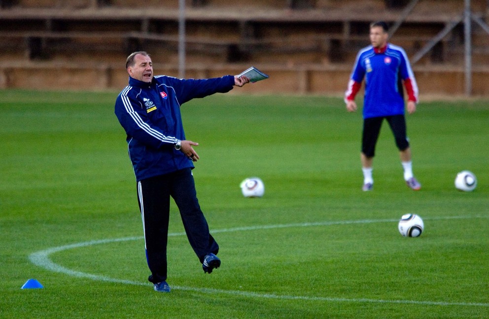 Weiss počas tréningu, MS 2010. 