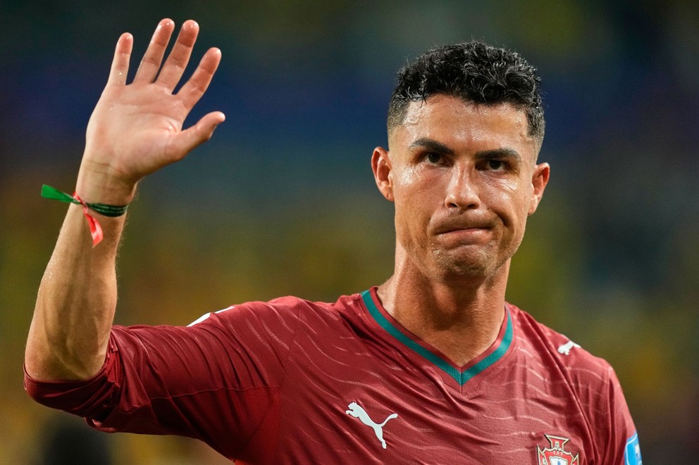 Futbalista Portugalska Cristiano Ronaldo.