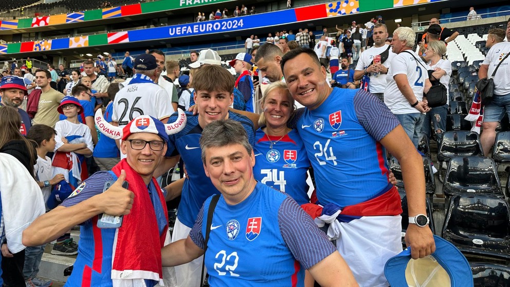 Leo Sauer s rodinou na EURO 2024.