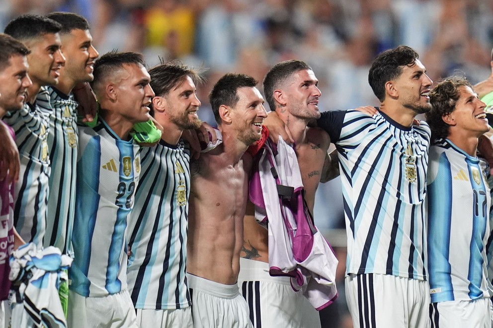 Futbalisti Argentíny. 