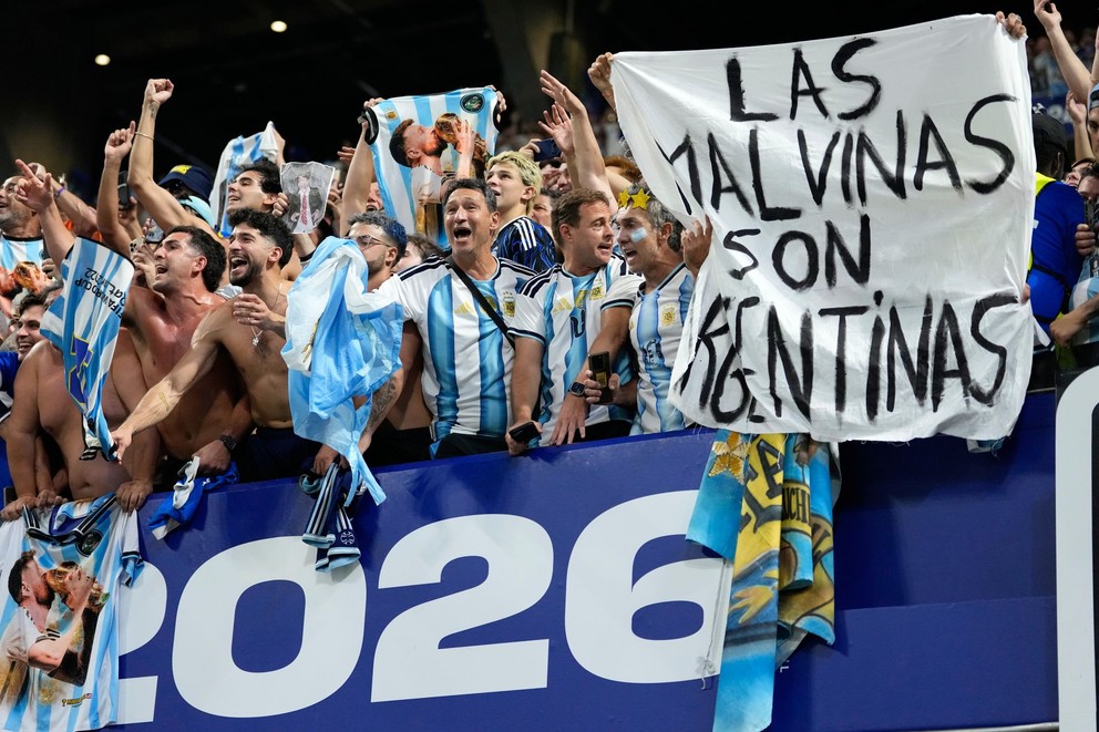 Fanúšikovia Argentíny.