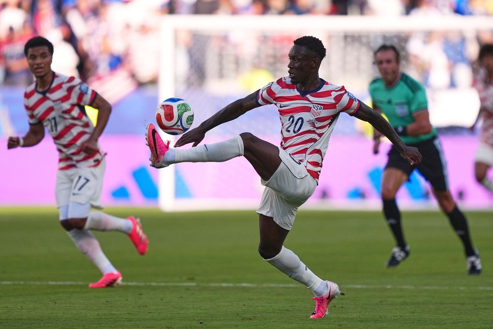 Folarin Balogun počas MS vo futbale 2026.