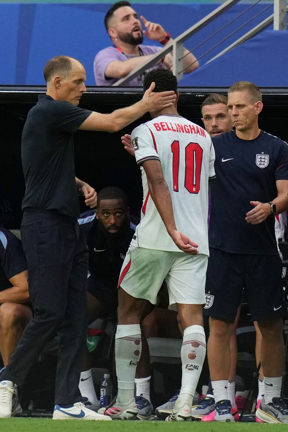 Jude Bellingham a Thomas Tuchel.