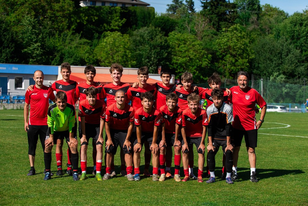 Družstvo U15 MŠK Rimavská Sobota.