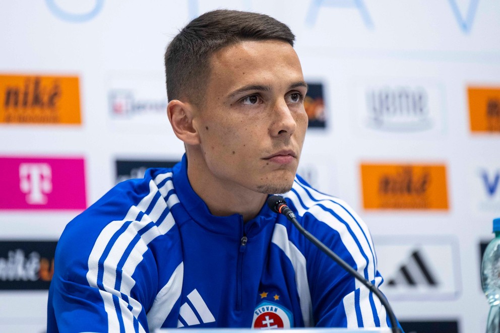Na snímke futbalista ŠK Slovan Bratislava Svetozár Markovič.