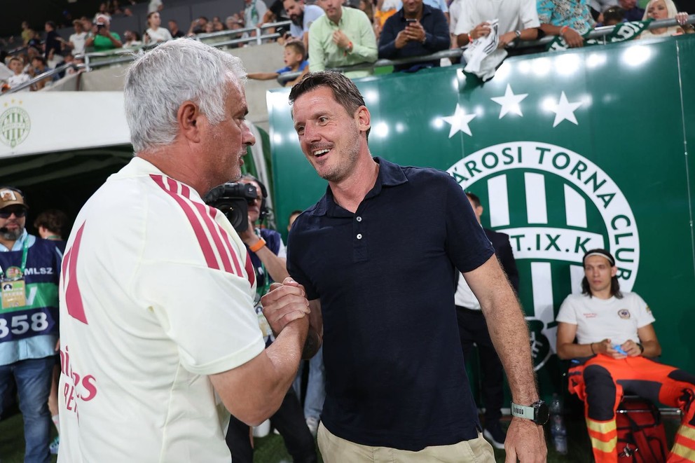 Jose Mourinho a Balázs Borbély