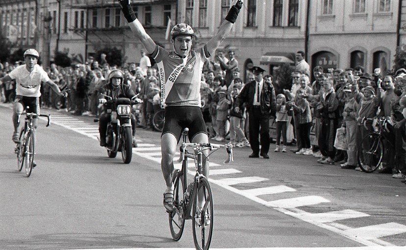Ján Valach sa stal víťazom 1. etapy pretekov Okolo Slovenska 1996.