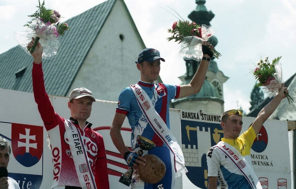Ján Valach vyhral záverečnú etapu pretekov Okolo Slovenska 1999.