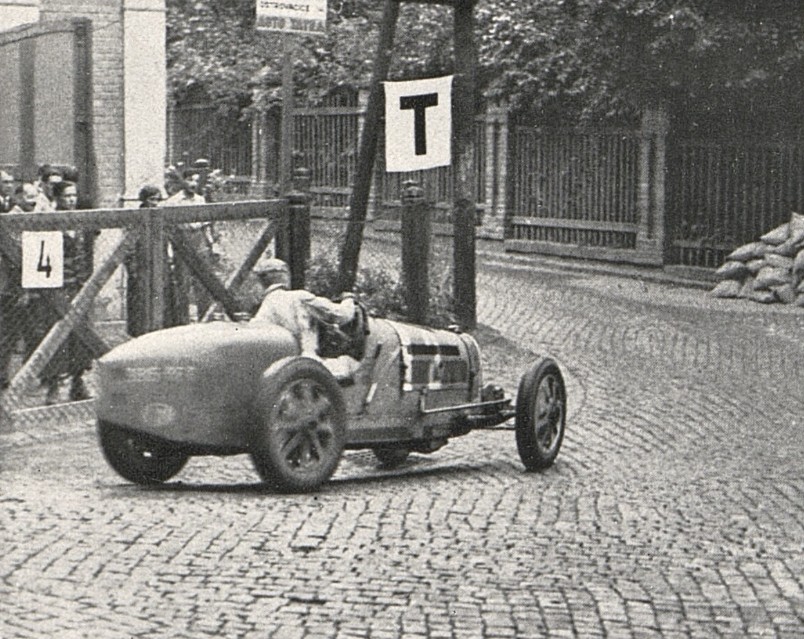 Louis Chiron na Masarykovom okruhu v Brne v roku 1932.