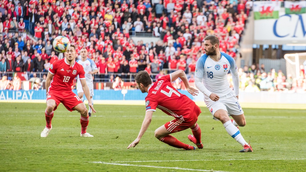 Pavol Šafranko nastúpil v marci za Slovensku proti Walesu.