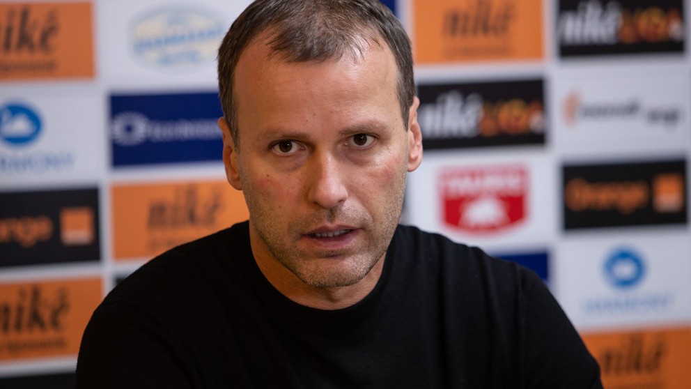 Tréner MFK Ružomberok Ondřej Smetana (28.10.2023).