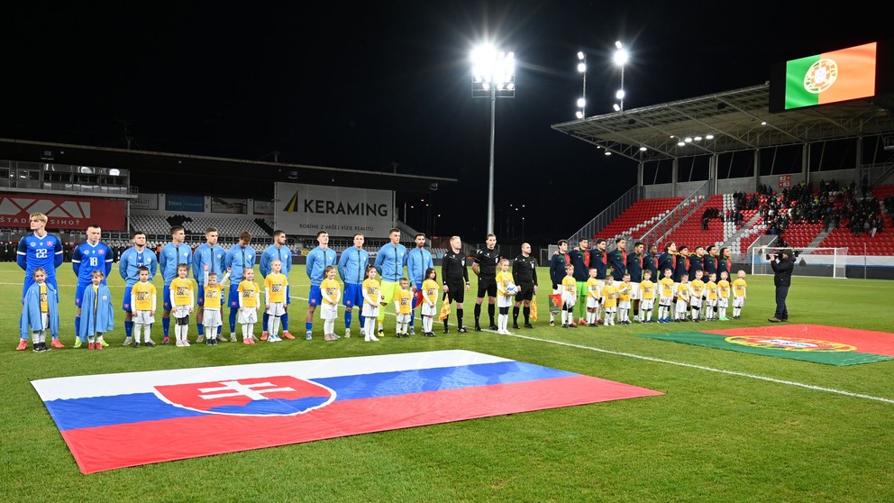 Slovenskí futbalisti do 21 rokov pred zápasom Slovensko U21 – Portugalsko U21 v Trenčíne (18.11.2024)