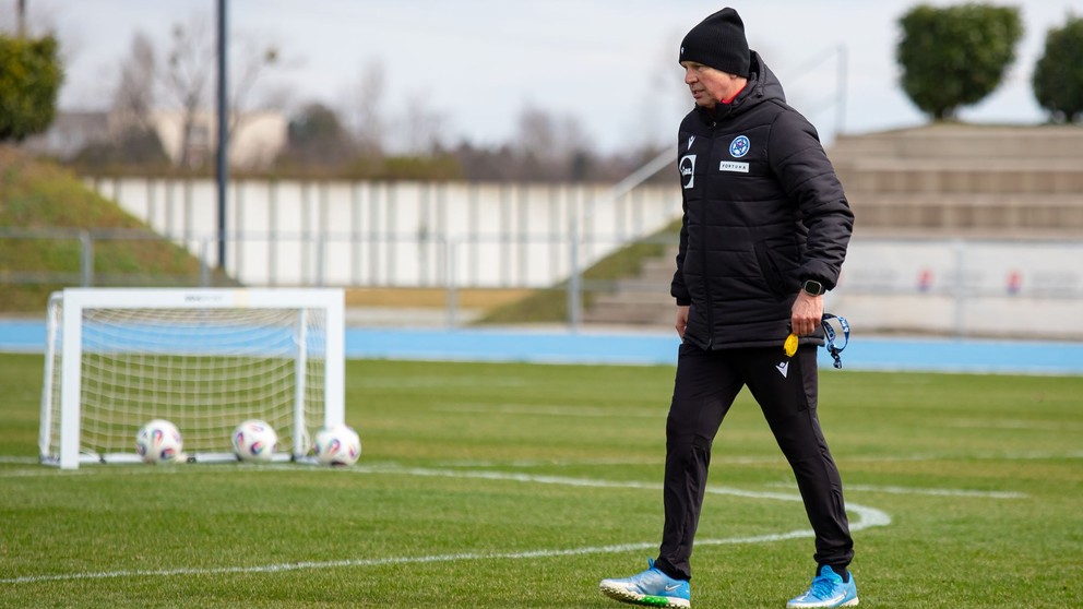 Jaroslav Kentoš na tréningu reprezentácie do 21 rokov v Šamoríne pred dvojzápasom s Nemeckom a Francúzskom (17.3.2025)