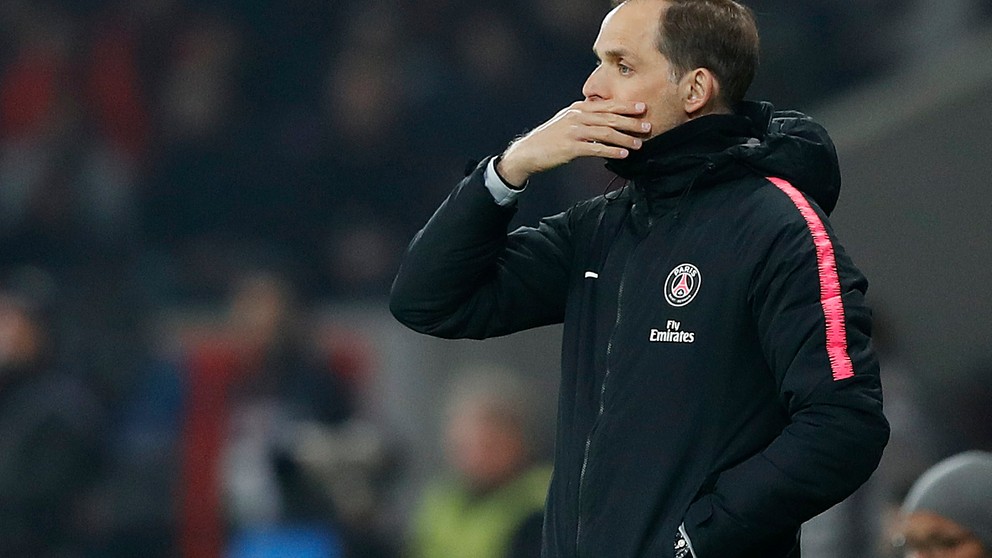 Tréner PSG Thomas Tuchel.