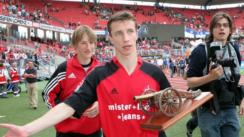 Marek Mintál v drese Norimbergu v roku 2004.