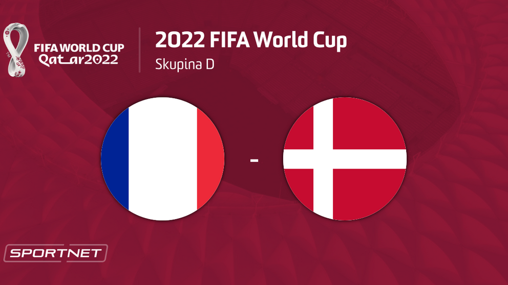Francúzsko - Dánsko: ONLINE prenos zo zápasu na MS vo futbale 2022 dnes.