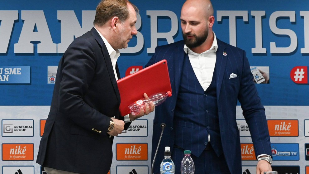 Vladimír Weiss st. a Ivan Kmotrík ml.