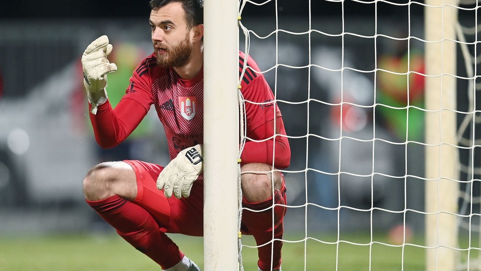 Dávid Šípoš chytá za České Budějovice.