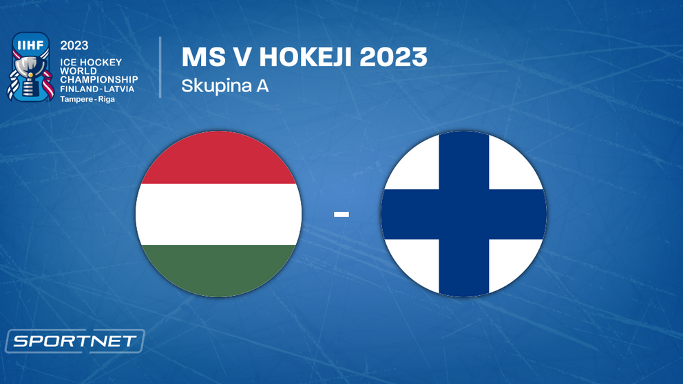 Maďarsko - Fínsko, ONLINE prenos zo zápasu na MS v hokeji 2023 LIVE.
