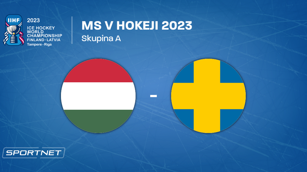 Maďarsko - Švédsko, ONLINE prenos zo zápasu na MS v hokeji 2023 LIVE.