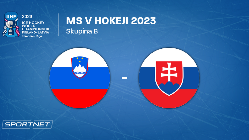 Slovinsko - Slovensko, ONLINE prenos zo zápasu na MS v hokeji 2023 LIVE.
