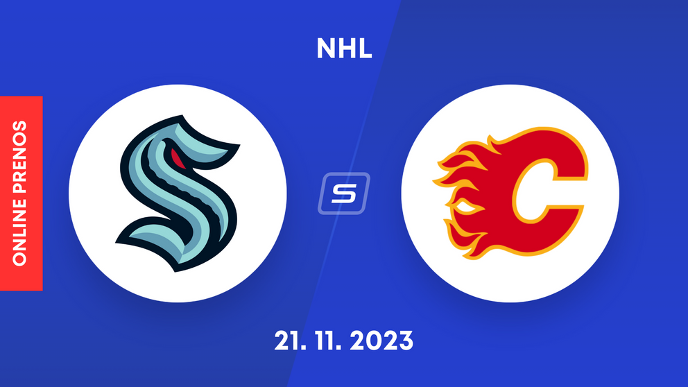 Seattle Kraken - Calgary Flames: ONLINE prenos zo zápasu NHL. 