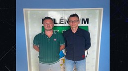 Zľava prezident klubu Christián Solanič a viceprezident Pavol Pavúk.