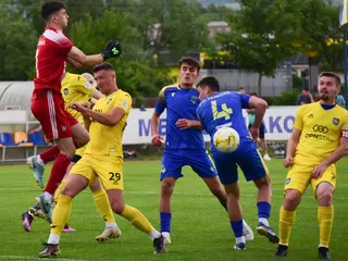Momentka zo zápasu Fiľakovo - Snina.