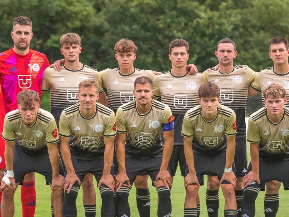 Základná zostava Slávie TU Košice v zápase so Šamorínom.