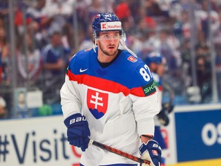 Pavol Regenda pred zápasom Slovensko - Francúzsko v skupine B na MS v hokeji 2024.