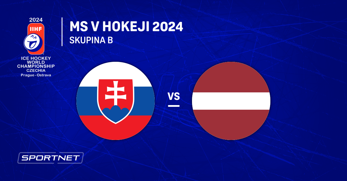 Slovensko - Lotyšsko, prehľad zápasu skupiny B na MS v hokeji 2024