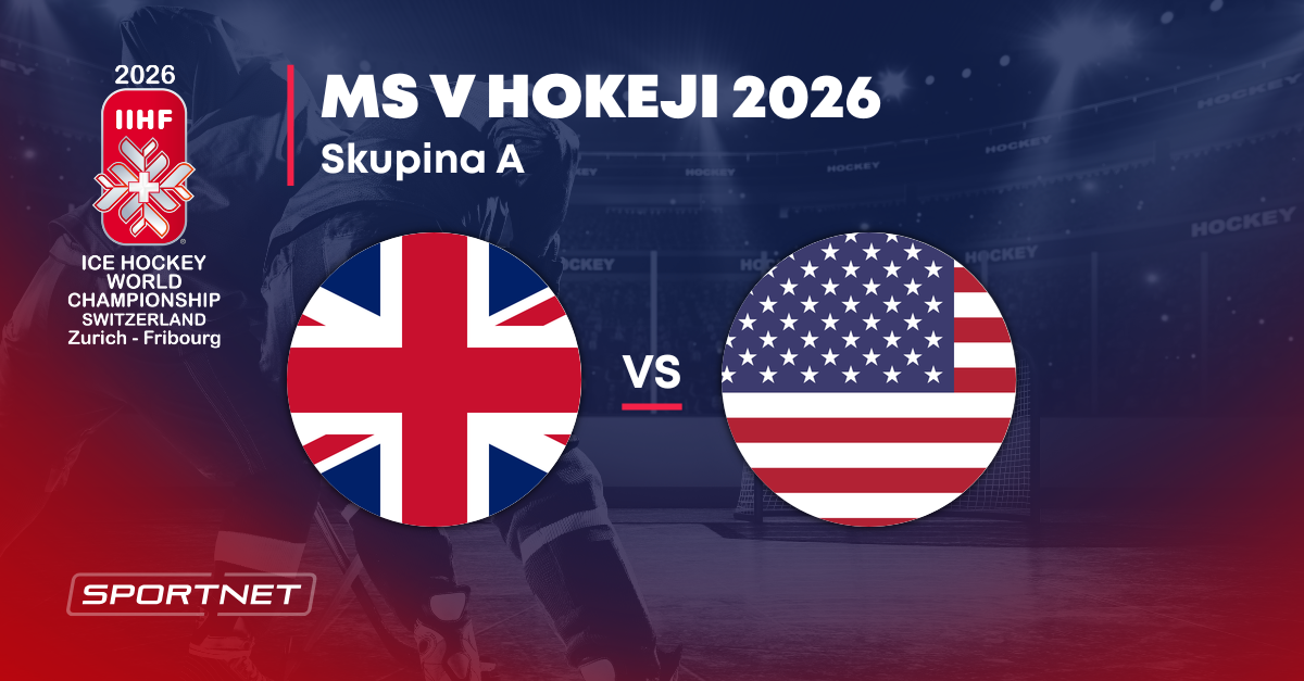 Veľká Británia - USA: ONLINE prenos zo zápasu na MS v hokeji 2026 dnes