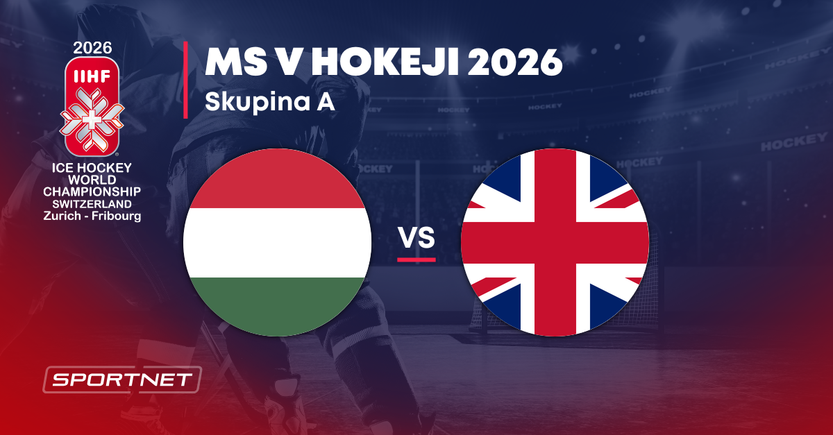 Maďarsko - Veľká Británia: ONLINE prenos zo zápasu na MS v hokeji 2026 dnes