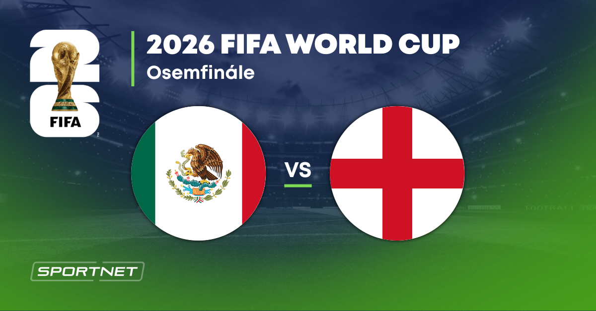 Mexiko - Anglicko: ONLINE prenos zo zápasu na MS vo futbale 2026.