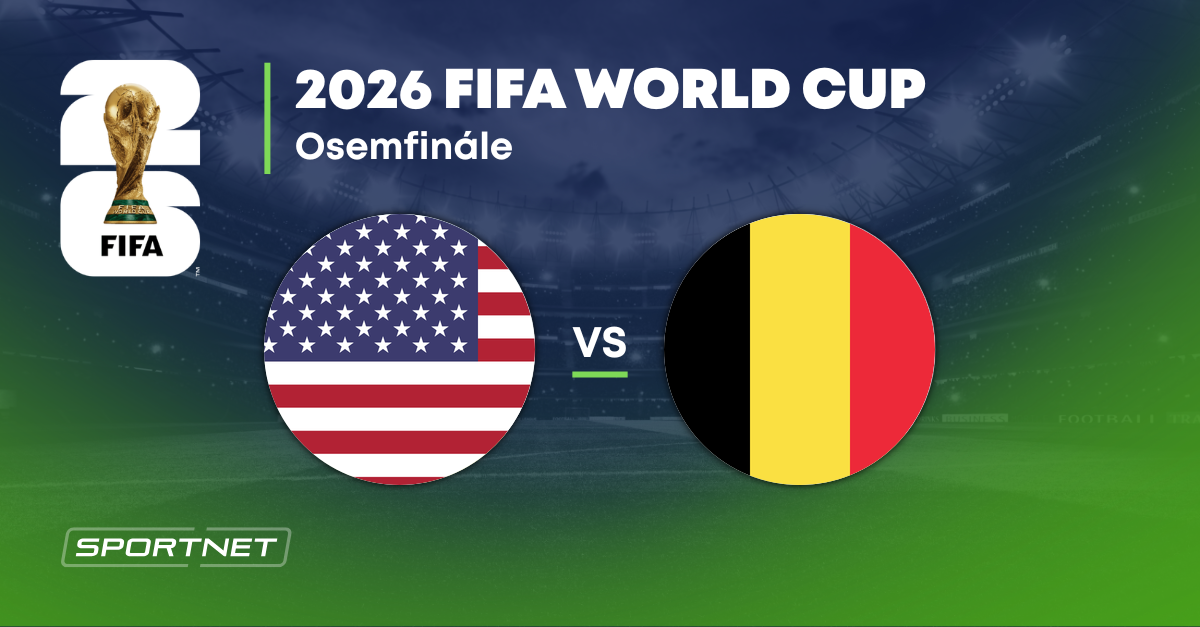 USA - Belgicko: ONLINE prenos zo zápasu na MS vo futbale 2026.