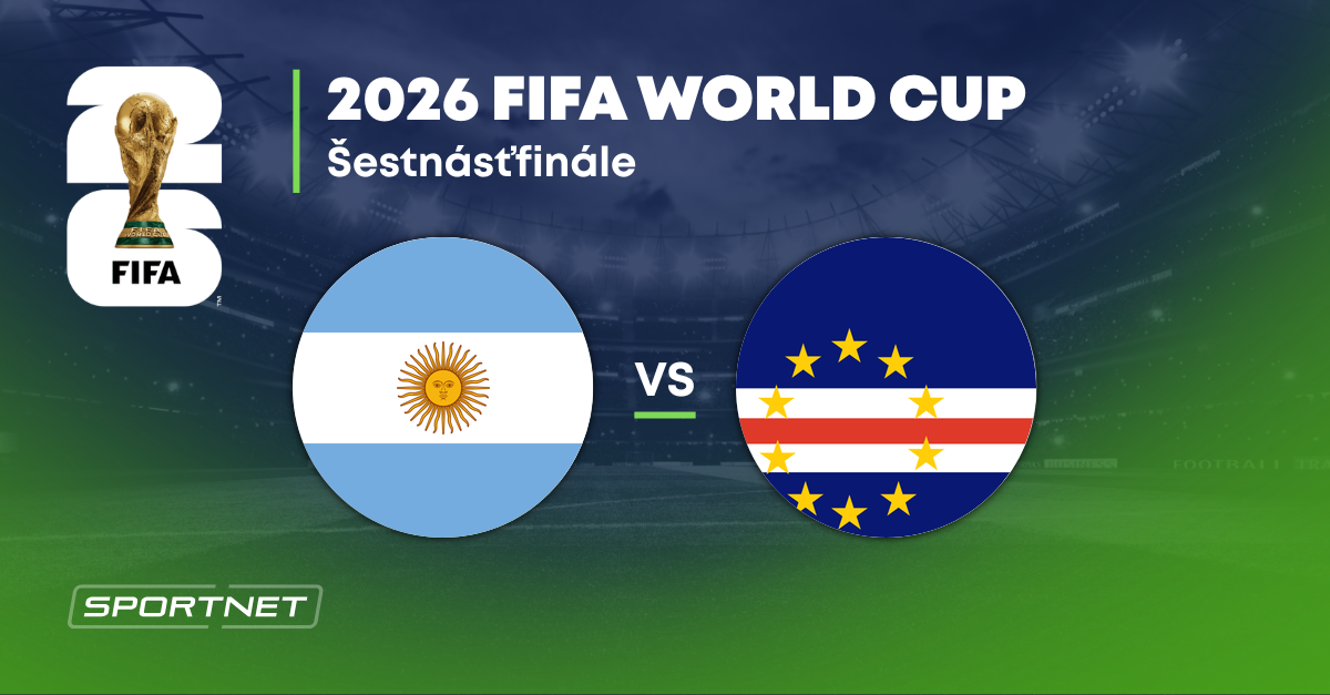 Argentína - Kapverdy: ONLINE prenos zo zápasu na MS vo futbale 2026.