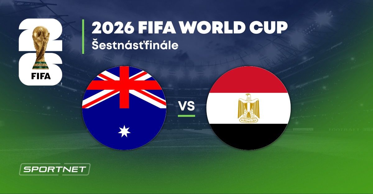 Austrália - Egypt: ONLINE prenos zo zápasu na MS vo futbale 2026.