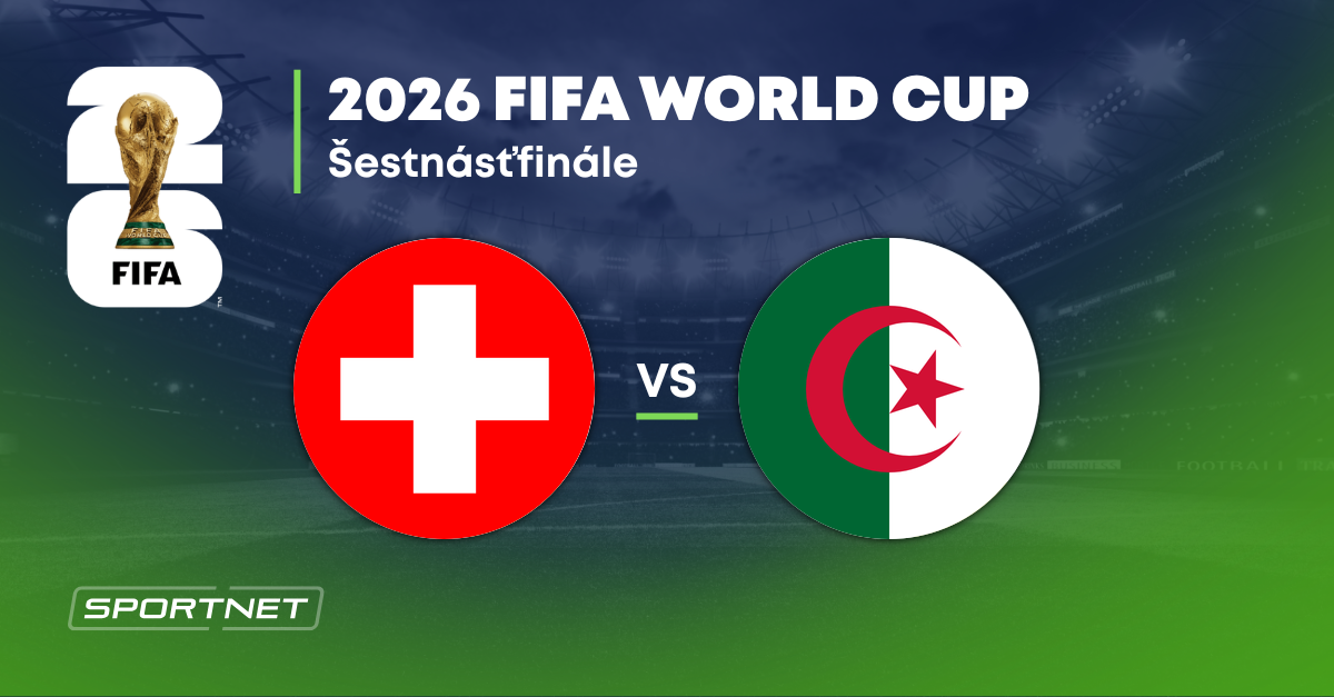 Švajčiarsko - Alžírsko: ONLINE prenos zo zápasu na MS vo futbale 2026.