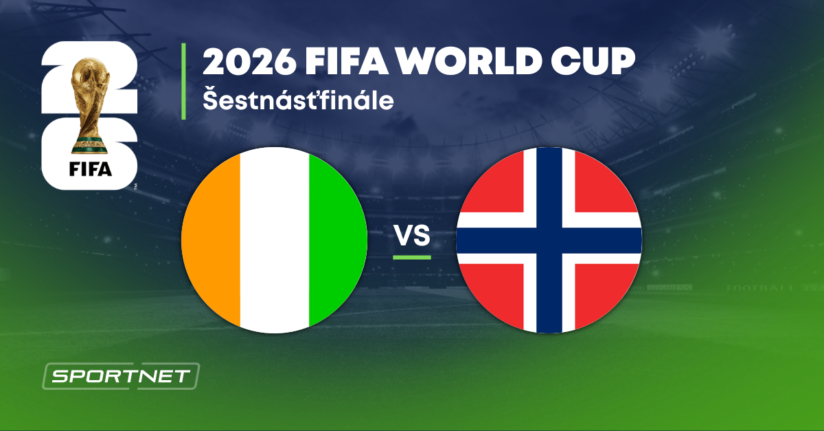 Pobrežie Slonoviny - Nórsko: ONLINE prenos zo zápasu na MS vo futbale 2026.
