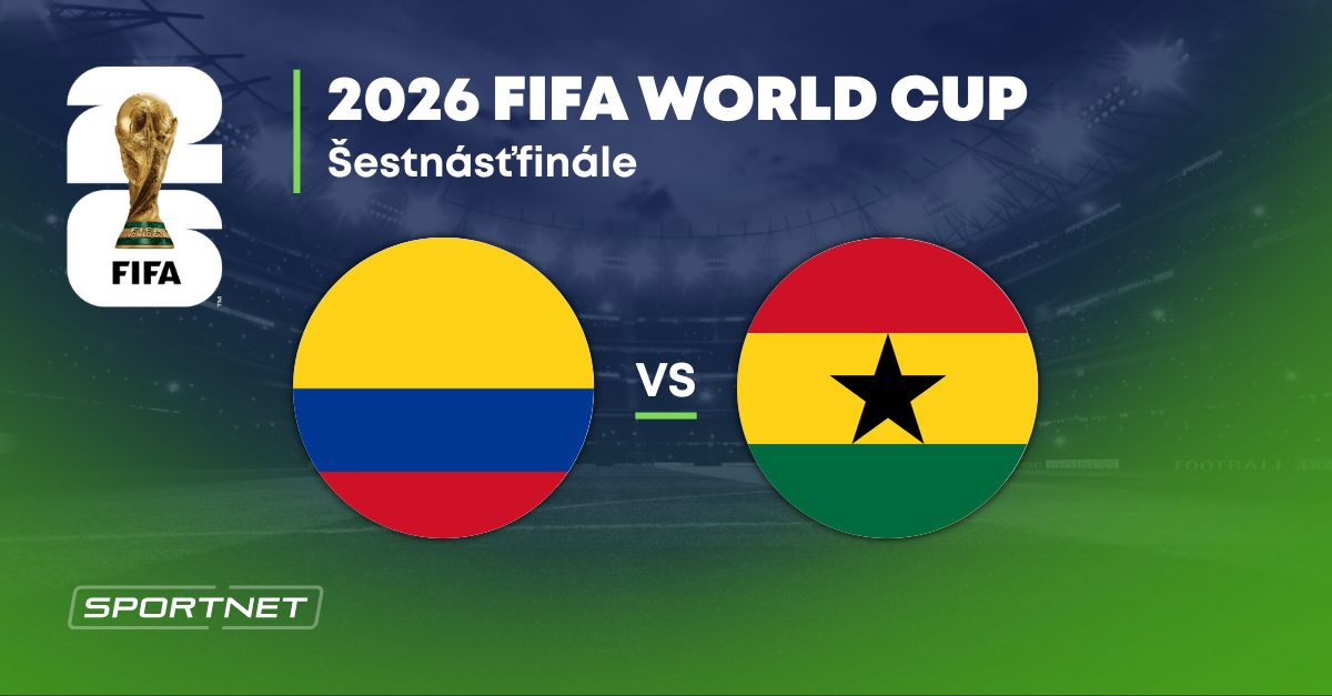 Kolumbia - Ghana: ONLINE prenos zo zápasu na MS vo futbale 2026.