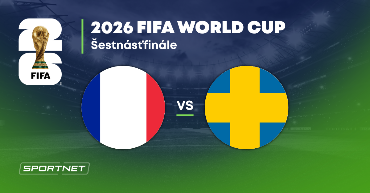 Francúzsko - Švédsko: ONLINE prenos zo zápasu na MS vo futbale 2026.