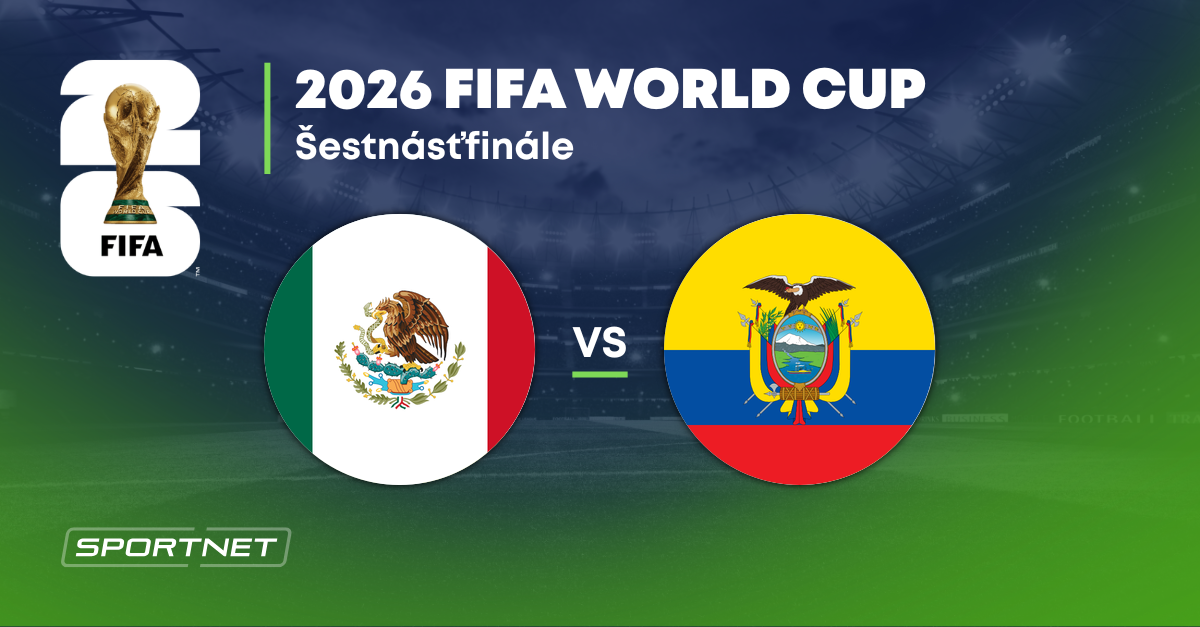 Mexiko - Ekvádor: ONLINE prenos zo zápasu na MS vo futbale 2026.