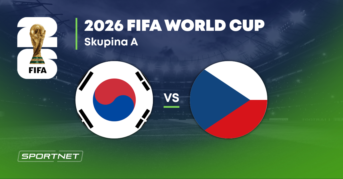 Južná Kórea - Česko: ONLINE prenos zo zápasu na MS vo futbale 2026.