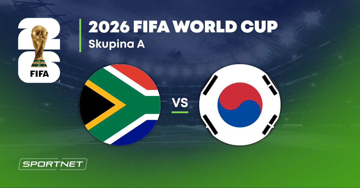 Južná Afrika - Južná Kórea: ONLINE prenos zo zápasu na MS vo futbale 2026.