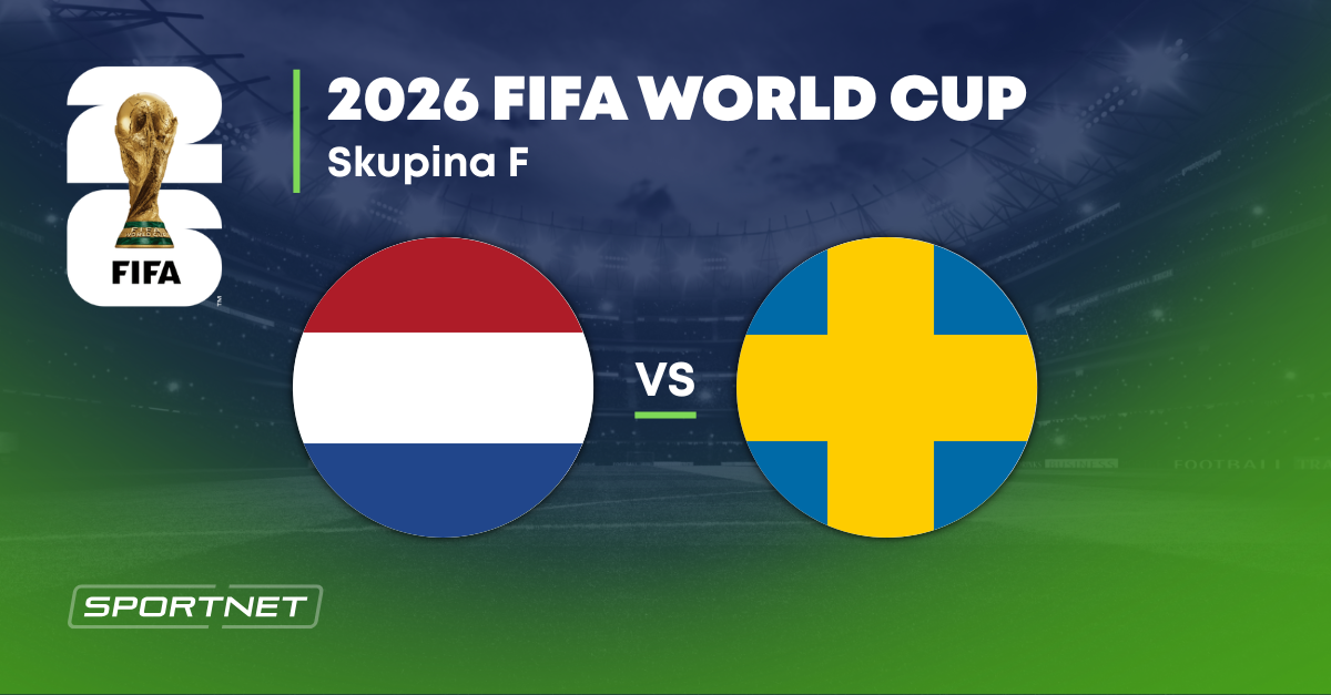 Holandsko - Švédsko: ONLINE prenos zo zápasu na MS vo futbale 2026.