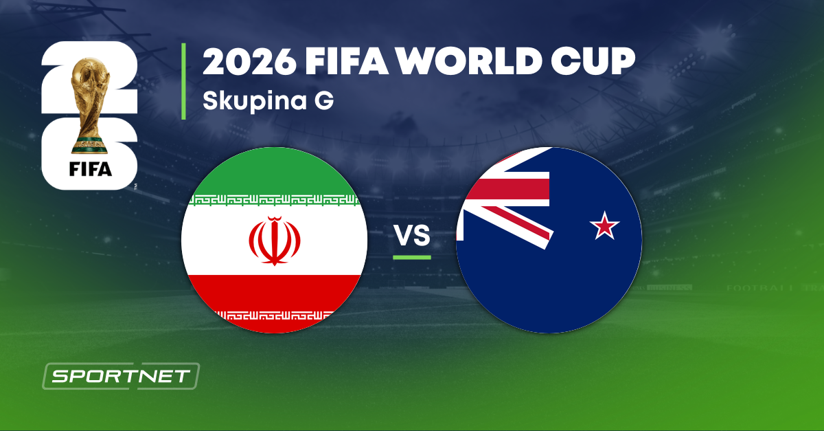 Irán - Nový Zéland: ONLINE prenos zo zápasu na MS vo futbale 2026.
