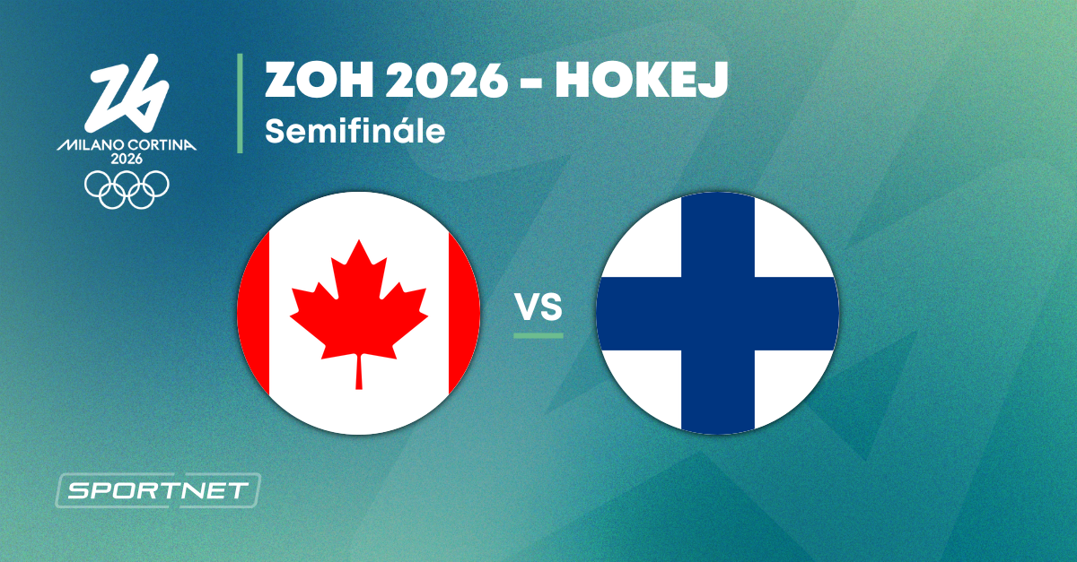 Kanada - Fínsko: ONLINE prenos zo zápasu na ZOH Miláno 2026 dnes (hokej)